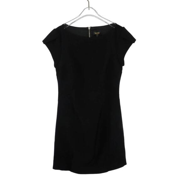 LAUNDRY By Shelli Segal Black High Neck Mini Formal Dress Size 4 - Picture 1 of 6